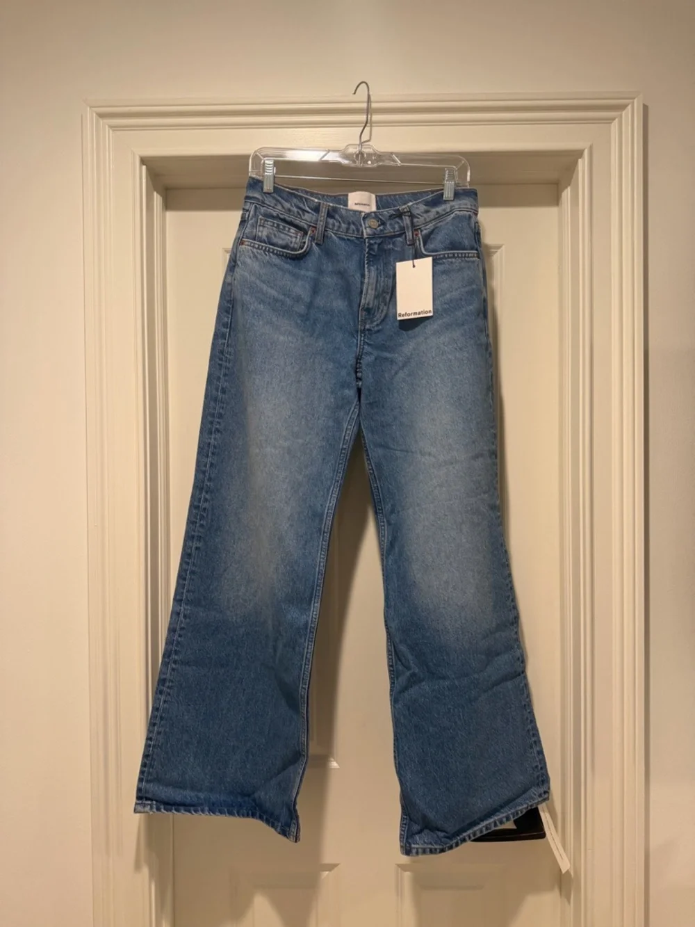 Reformation Cary Low Rise Slouchy Wide Leg Jean Colorado - Picture 2 of 10